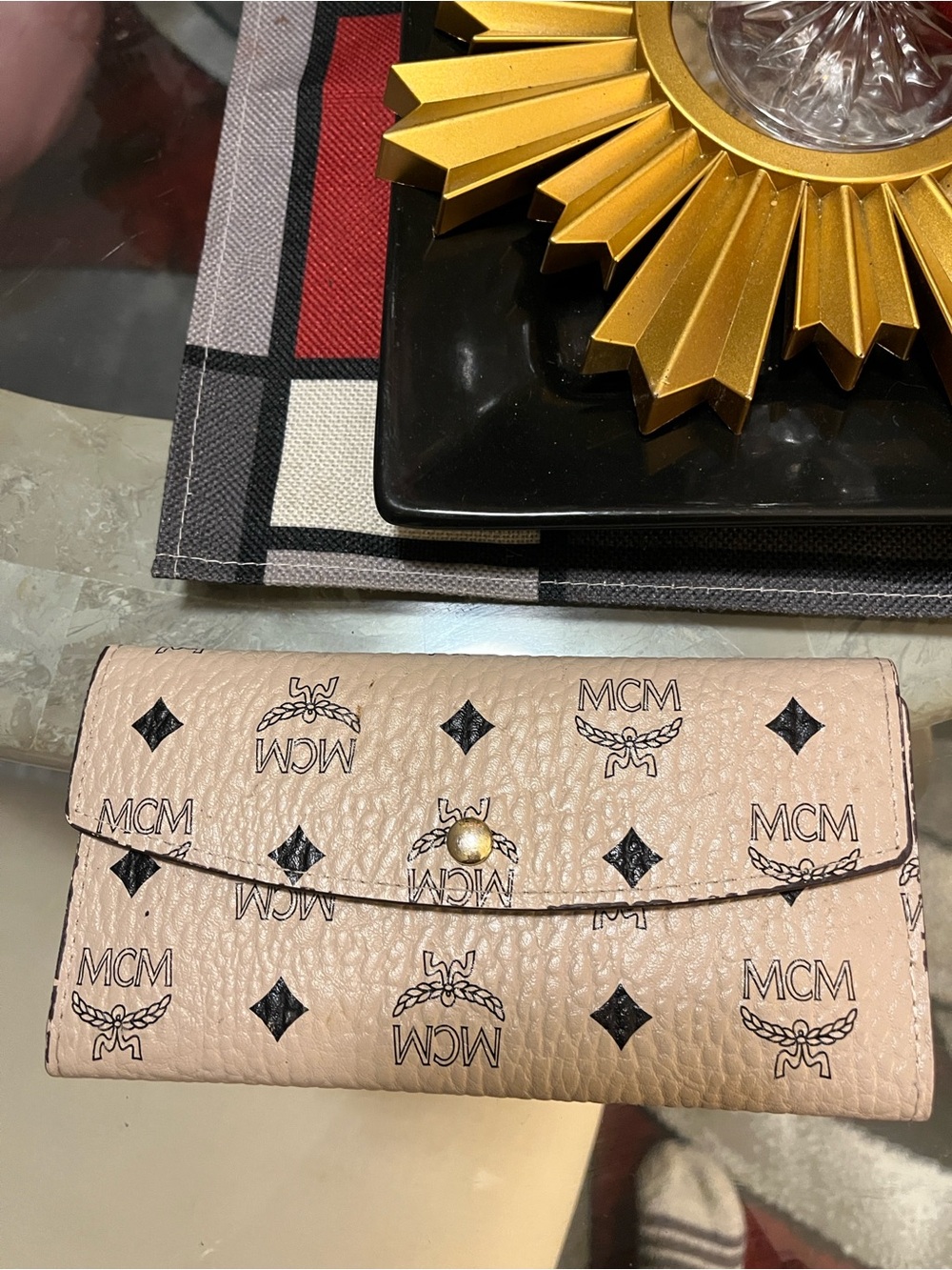 ❤️‍🔥 Monogram Continental Wallet❤️‍🔥Awesome Awesomeness/Trifold